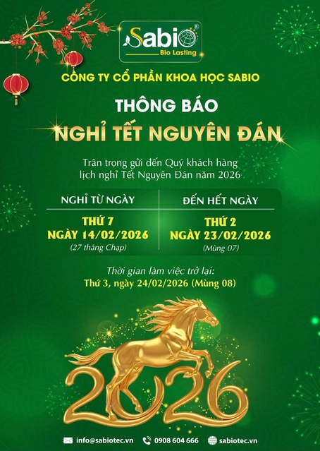 THÔNG BÁO NGHỈ TẾT NGUYÊN ĐÁN 2026